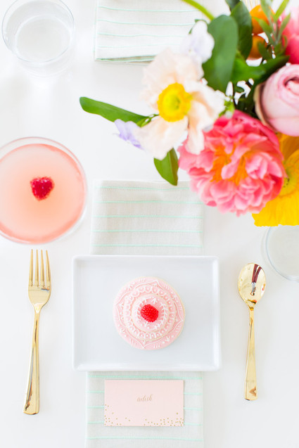 colorful bridal shower
