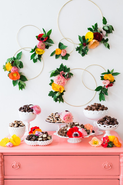 Floral mother-daughter brunch