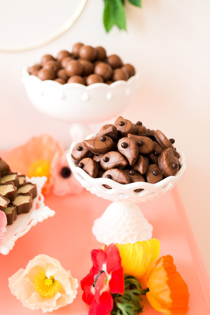 Floral dessert table