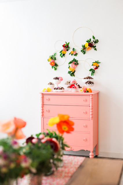 Floral mother-daughter brunch