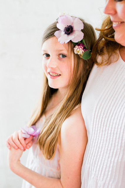 Floral mother-daughter brunch