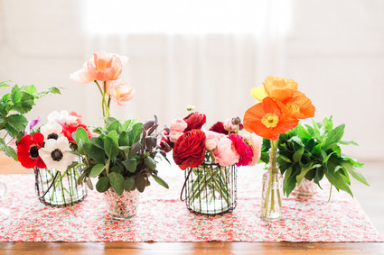 Floral mother-daughter brunch