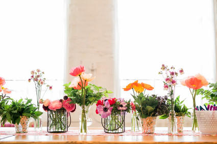 Floral mother-daughter brunch