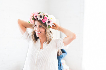 Floral mother-daughter brunch