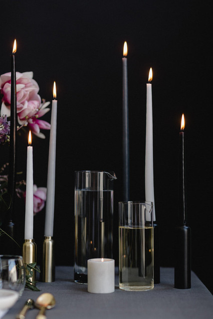 Moody modern wedding inspiration