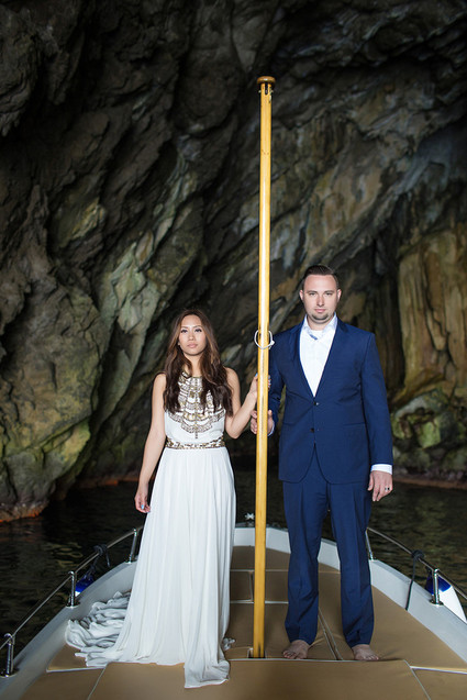 Coastal Italy elopement