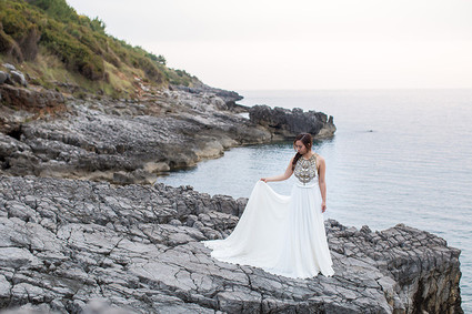 Coastal Italy elopement