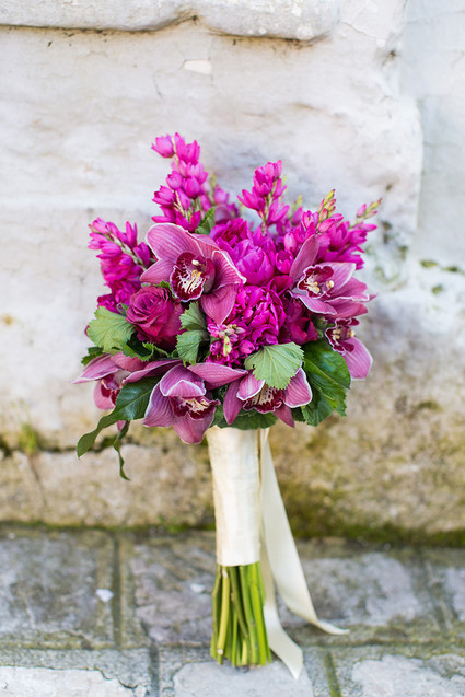 Pink bridal bouquet