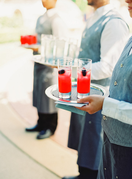Berry lemonade cocktail