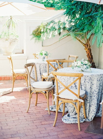 Classic garden villa wedding in California