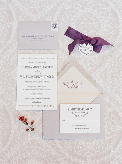 Classic garden villa wedding in California Inspiration