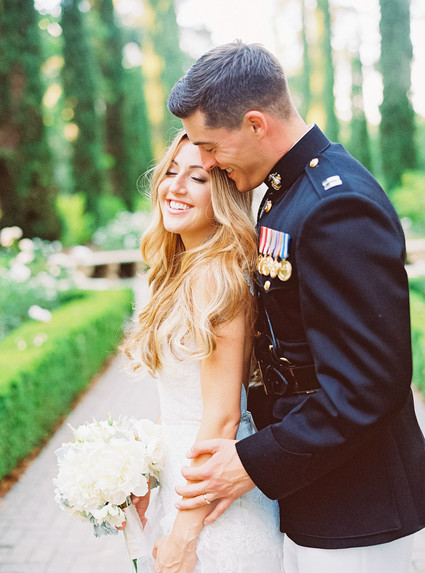 Classic garden villa wedding in California