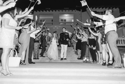 Classic garden villa wedding in California