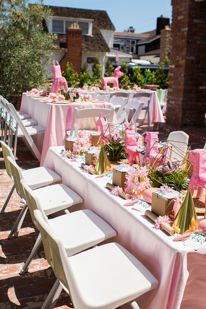 Pink cactus themed 1st birthday