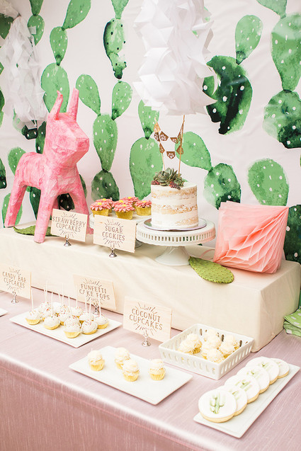 Cactus themed 1st birthday Wedding Inspiration