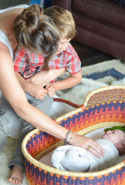 Summery newborn photos
