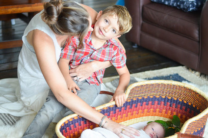 Summery newborn photos