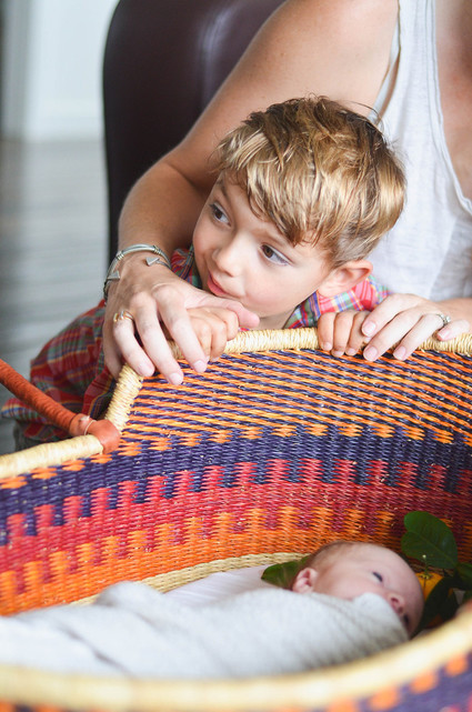 Summery newborn photos