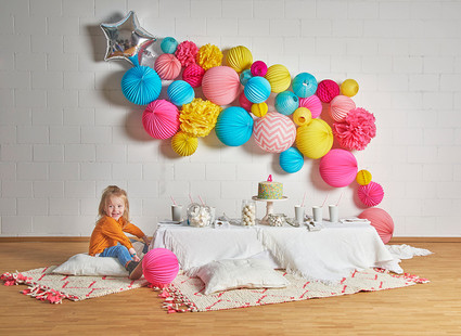 Paper lantern party decor