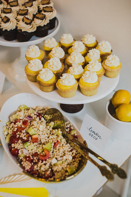 Sunny yellow baby shower ideas