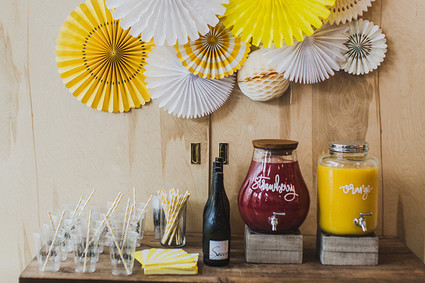 Sunny yellow baby shower ideas