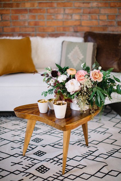 Modern wedding lounge