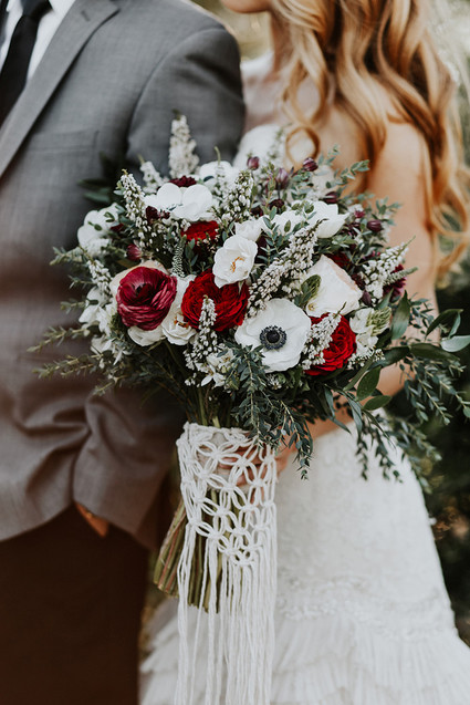 Fall bridal bouquet