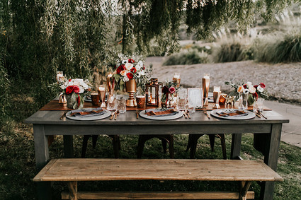 Bohiemian fall wedding inspiration