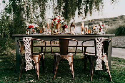 Bohiemian fall wedding inspiration