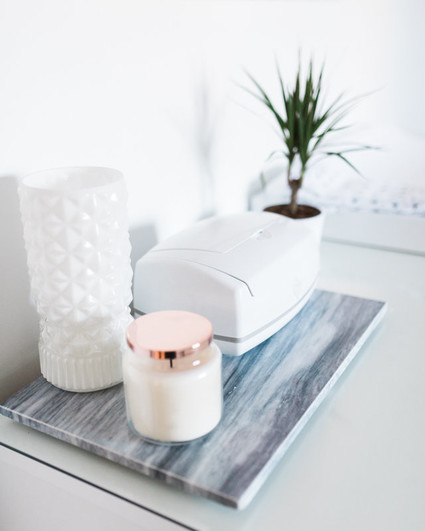 Neutral, modern boy's nursery