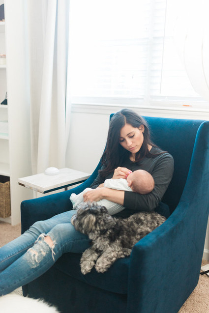 Neutral, modern boy's nursery