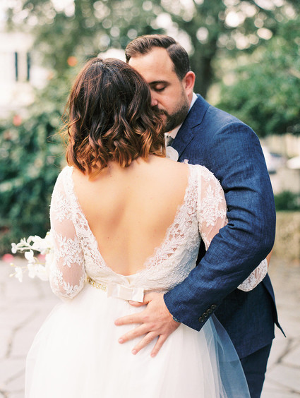 Lace wedding dress