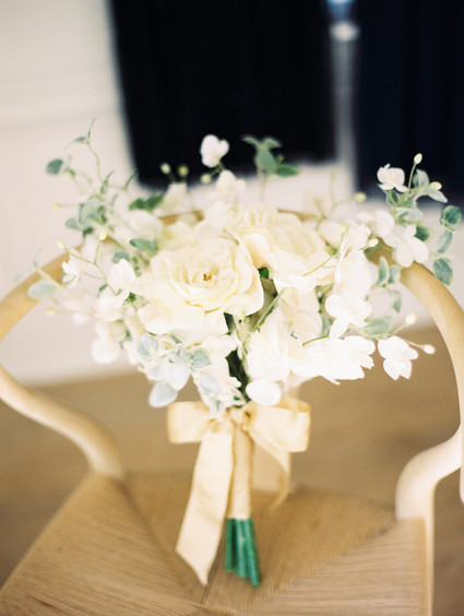 White bridal bouquet