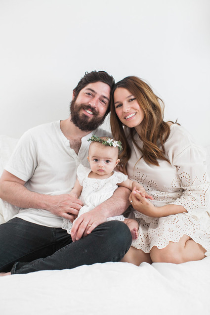 All white family photos