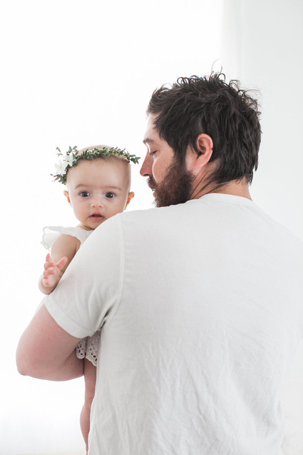 All white family photos