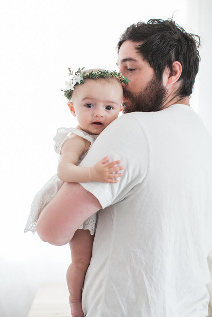 All white family photos