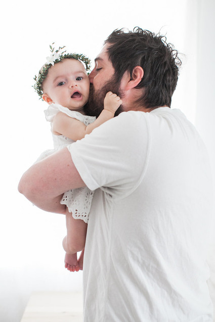 All white family photos