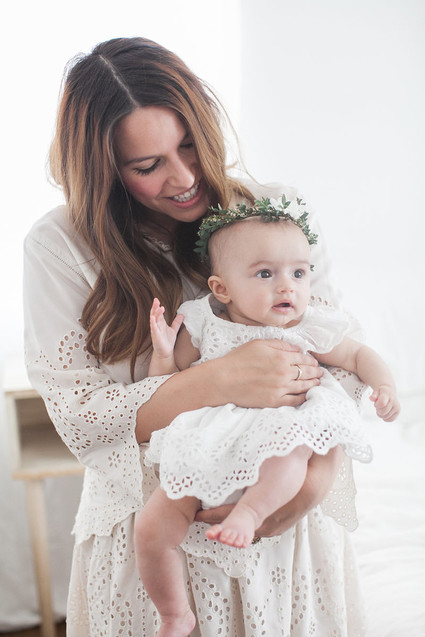 All white family photos