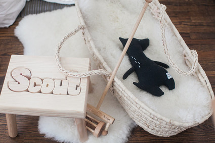 all white bohemian modern nursery