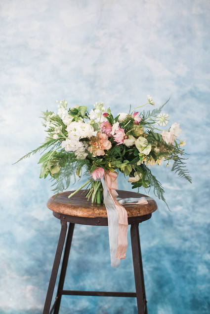 Spring bridal bouquet