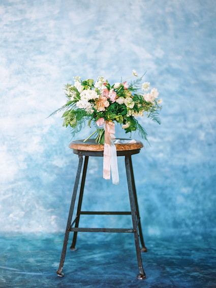 Spring bridal bouquet