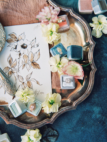 Spring styled boudoir editorial