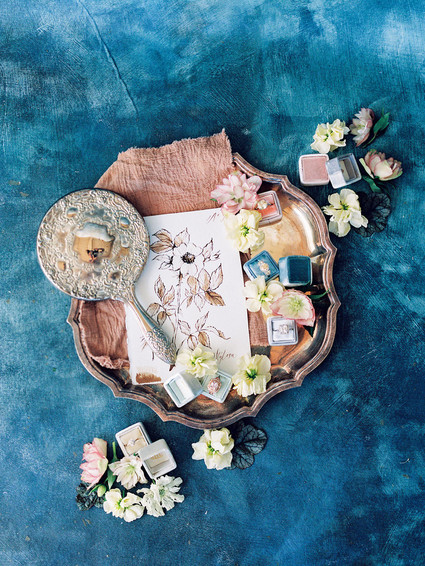 Spring styled boudoir editorial