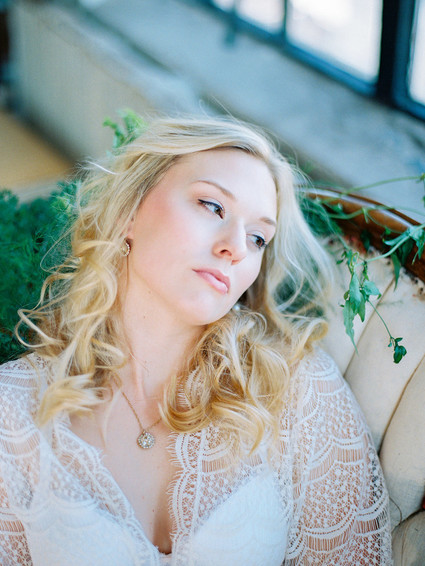 Spring styled boudoir editorial