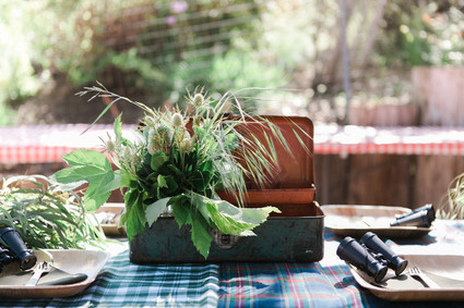 Vintage camp birthday party