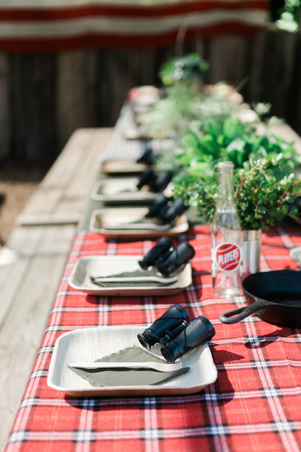 Vintage camp birthday party