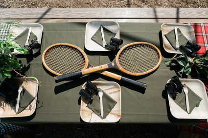 Vintage camp birthday party