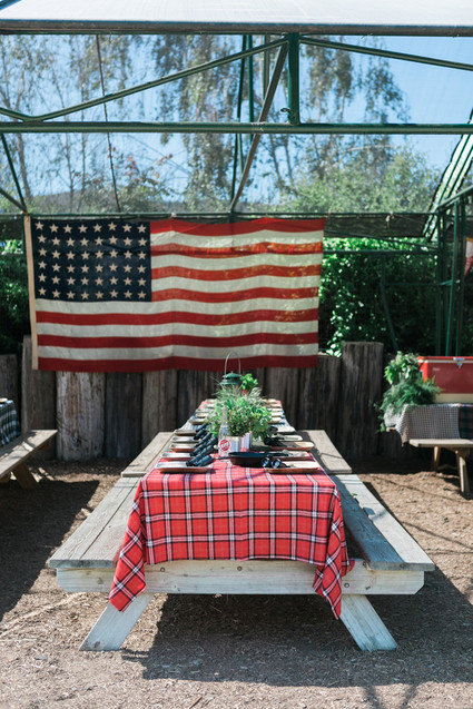 Vintage camp birthday party