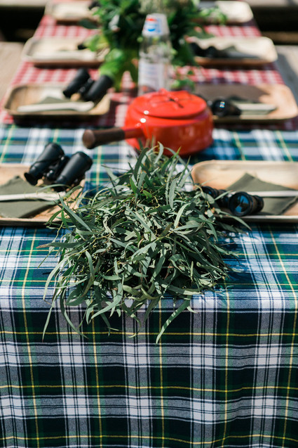 Vintage camp birthday party