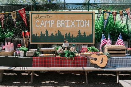 Vintage camp birthday party